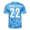 Maglia da Calcio Portiere Portogallo Diogo Costa 22 Euro 2024 Blu per Uomo